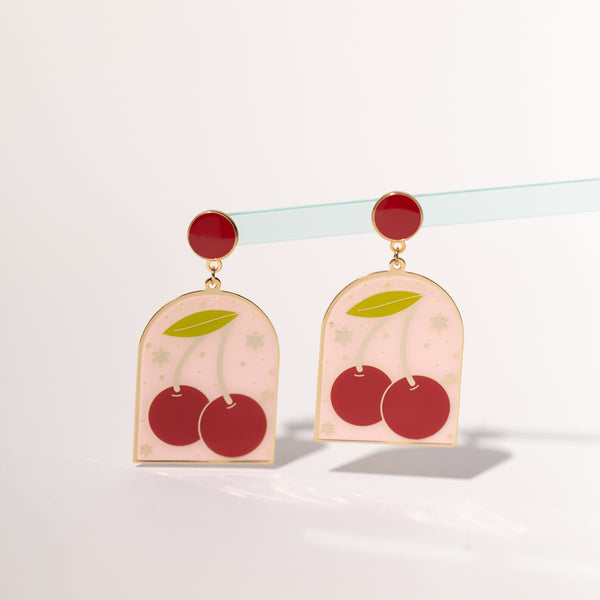 Cherry Arch Earrings