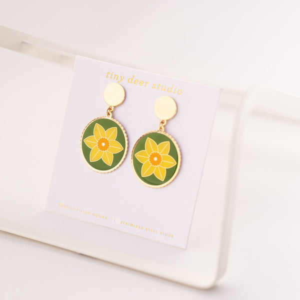 Daffodil Earrings