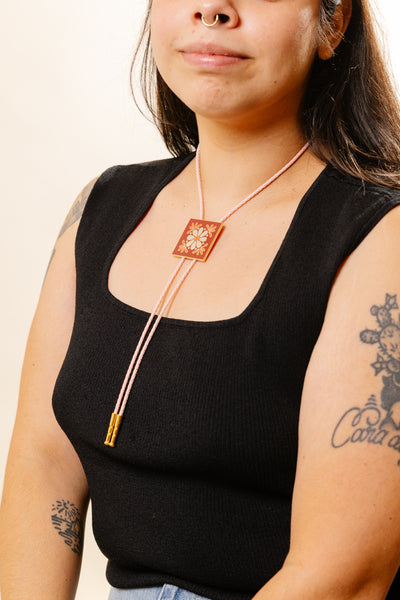 Mexican Tile Bolo Tie with Marisol Ortega