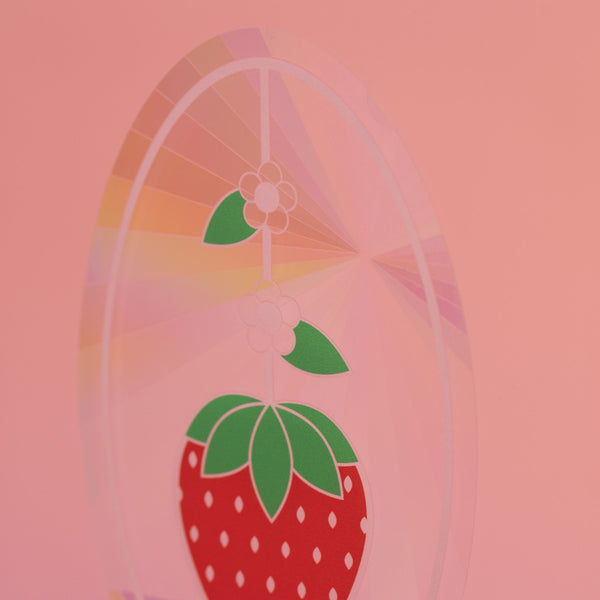 Sun Catcher Decal - STRAWBERRY