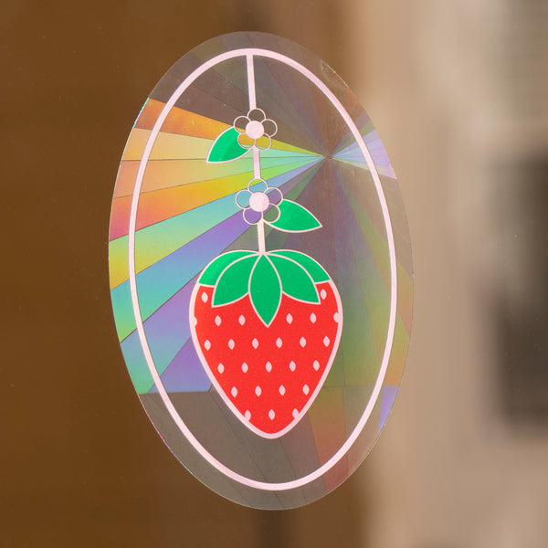 Sun Catcher Decal - STRAWBERRY