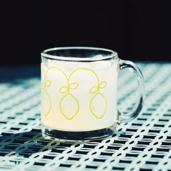 Glass Mug - Lemons