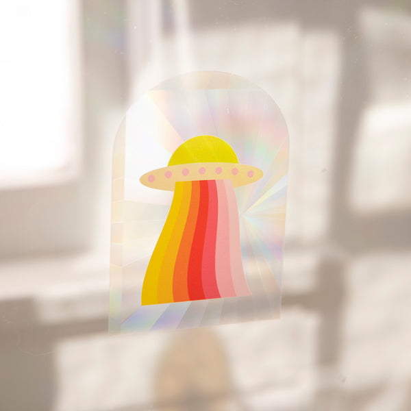 Sun Catcher Decal - UFO