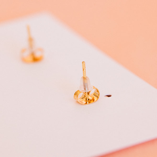 Hex Tile Mini Drop Earrings