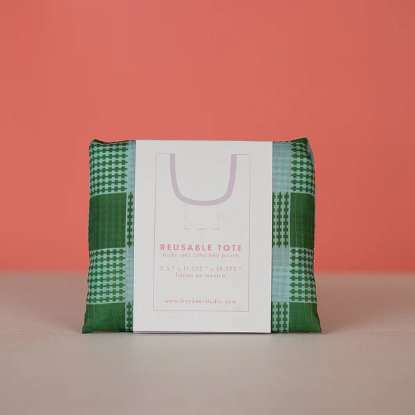 Tuck Tote Bag - Picnic Plaid