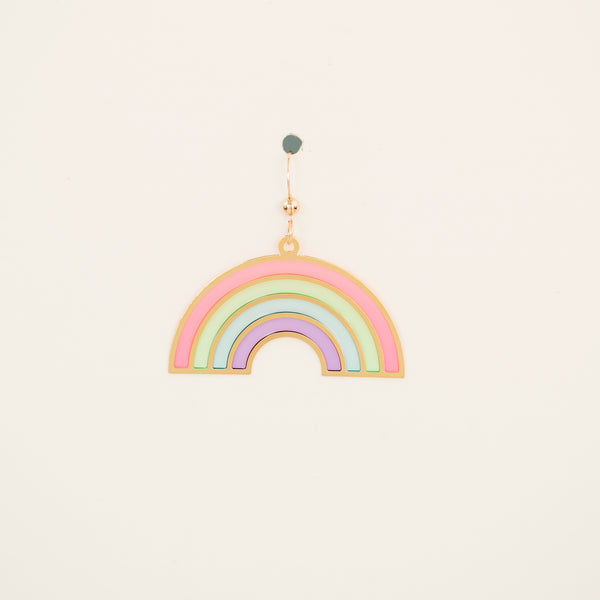 Rainbow Translucent Drop Earrings