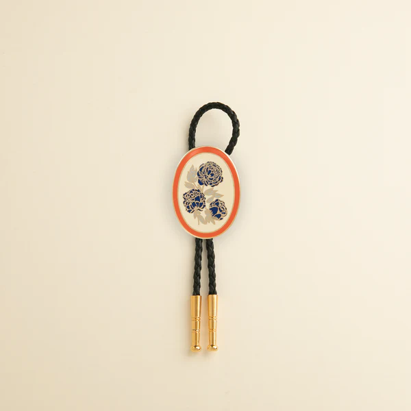 Rose Bolo Tie with Crush