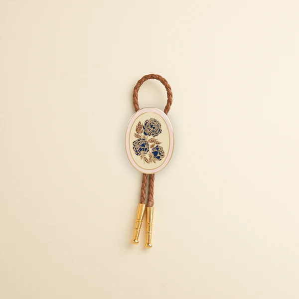 Rose Bolo Tie with Crush