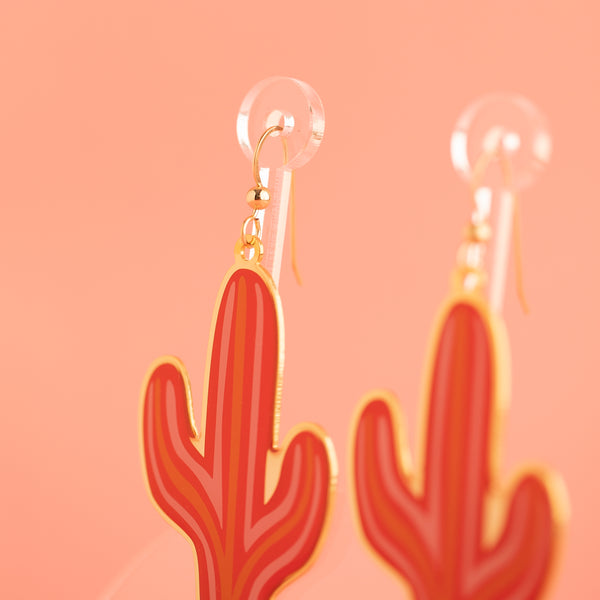 Cactus Earrings with Gabby Zapata