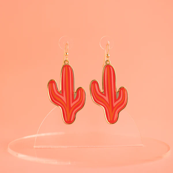 Cactus Earrings with Gabby Zapata