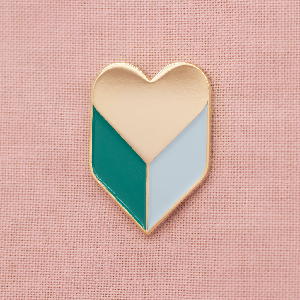 Shadow Heart Pin Heart Shadow Pin – tiny deer studio
