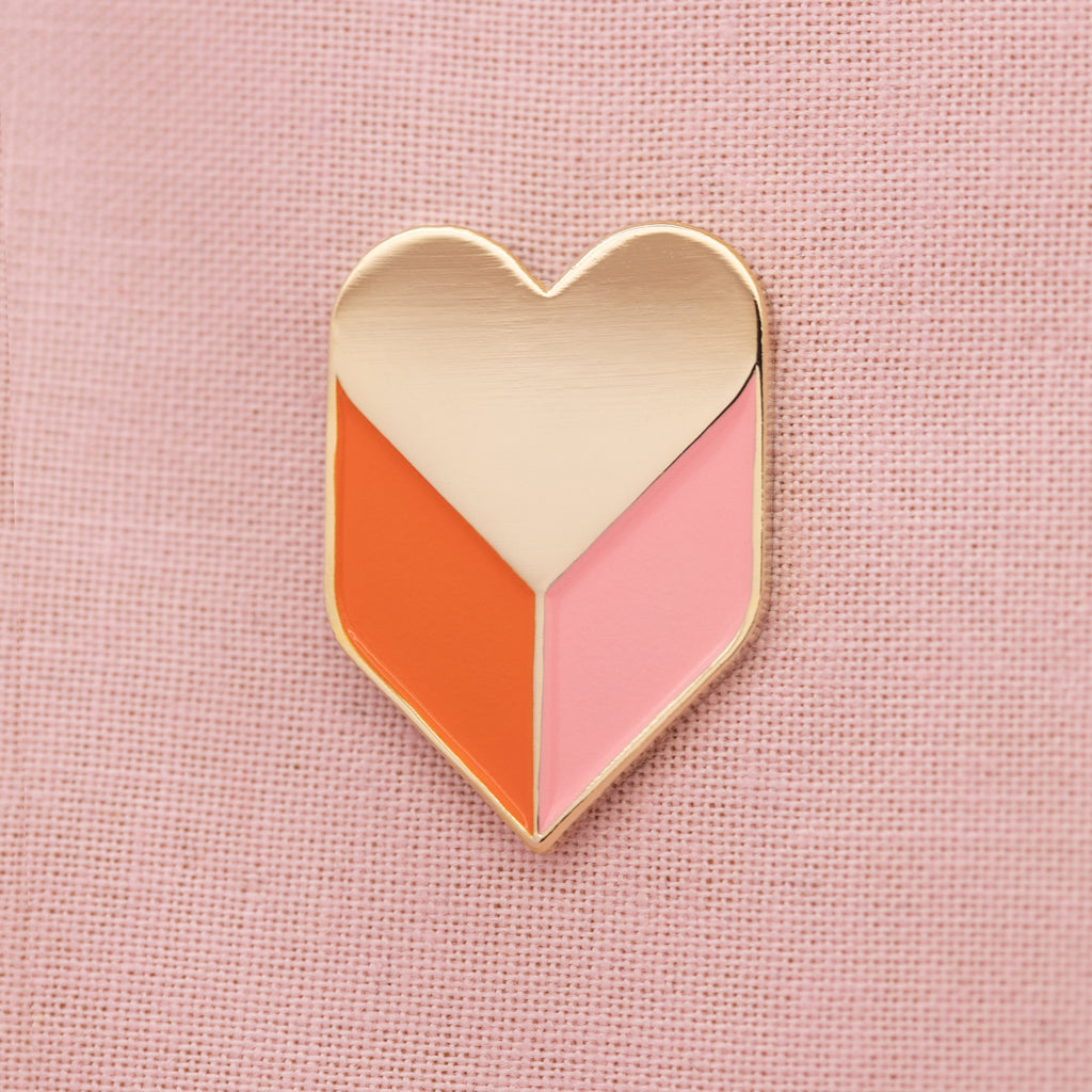 Shadow Heart Pin Heart Shadow Pin – tiny deer studio