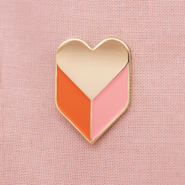 Heart Shadow Pin