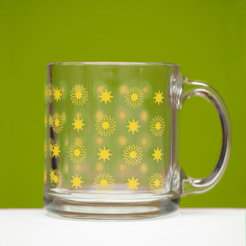 Glass Mug - Daisy Sun