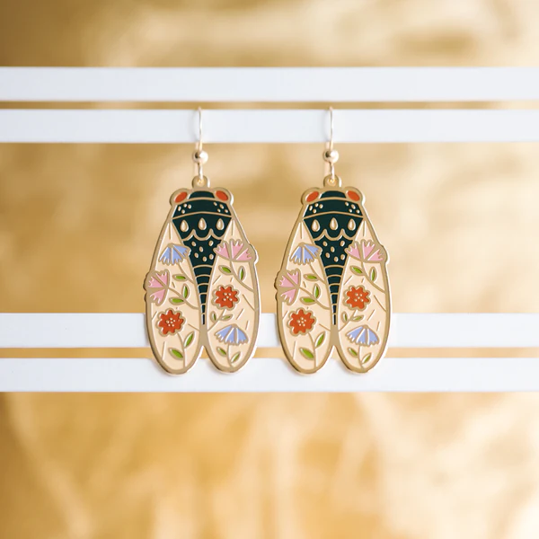 Cicada Earrings with Justine Gilbuena