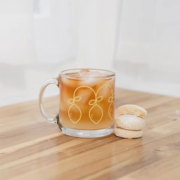 Glass Mug - Lemons