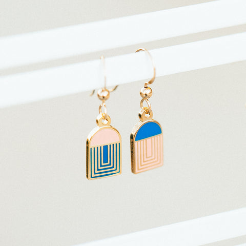 Arch Mini Drop Earrings