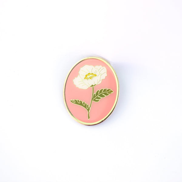 California Poppy Pin