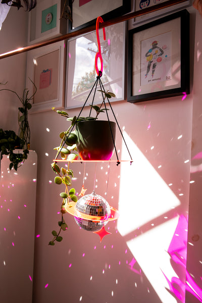 Disco Planet Plant Hanger