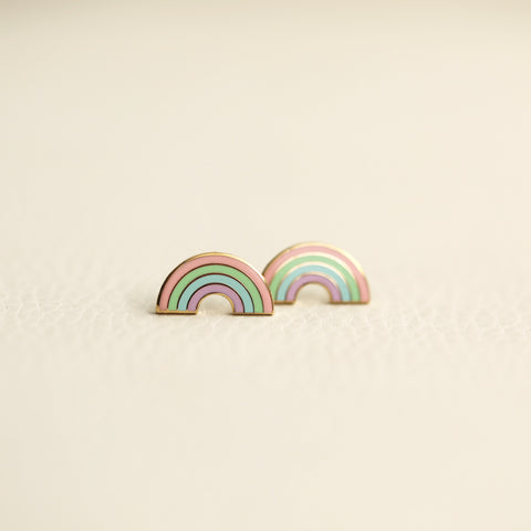 Mini Studs - Rainbow Pastel