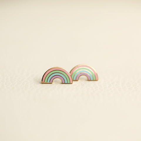 Rainbow Tiny Studs