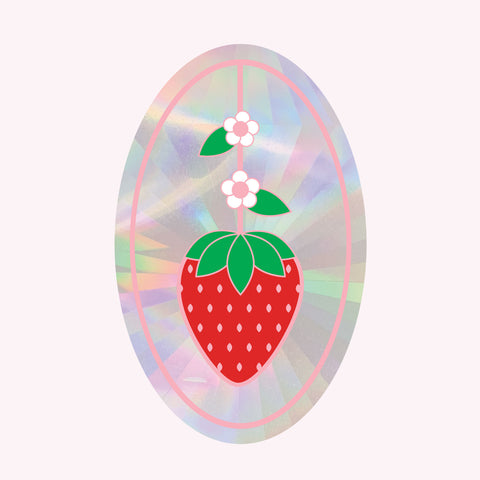 Sun Catcher Decal - STRAWBERRY