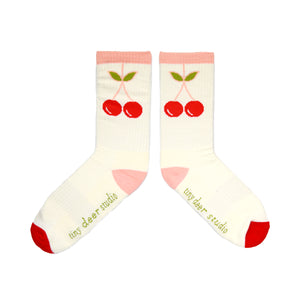 Athletic Socks - Cherries