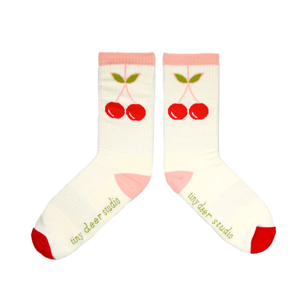 Athletic Socks - Cherries