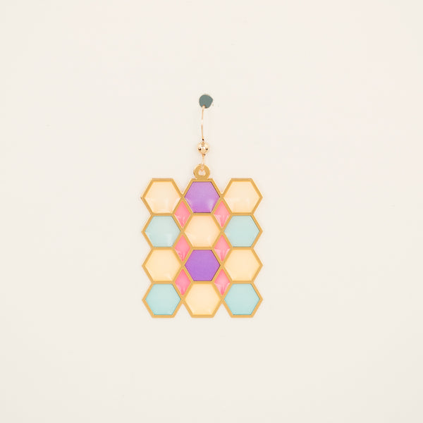 Tile Translucent Drop Earrings